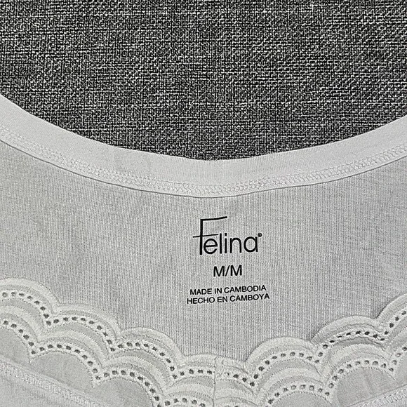 Felina Women's Lounge Pajama Set Sleepwear Medium Size Tank Top Short - Picture 6 of 8